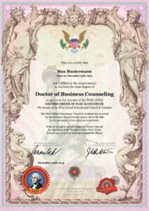 Doktortitel Prof. Dr. h. c.​